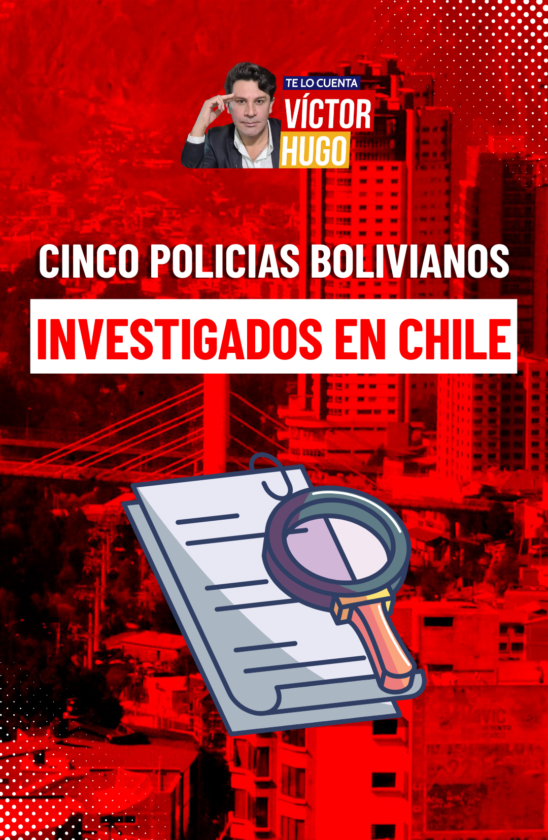 CINCO POLICÍAS BOLIVIANOS SON ENVIADOS A PRISIÓN PREVENTIVA EN CHILE POR TRÁFICO DE DROGAS