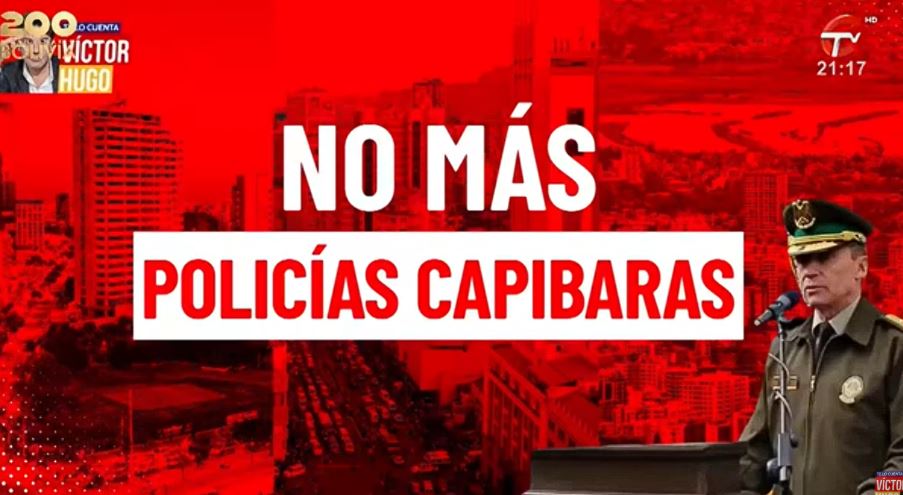 POLICÍAS EN LAS CALLES, LA ORDEN DEL COMANDANTE