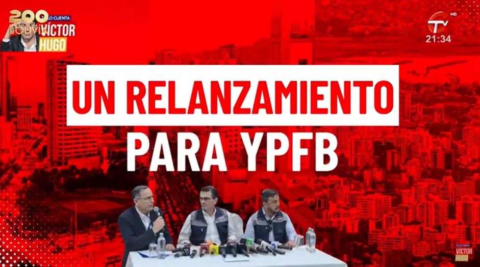 PAZ IMPULSA LA RECUPERACIÓN DE YPFB PARA CONQUISTAR EL MERCADO CONTINENTAL