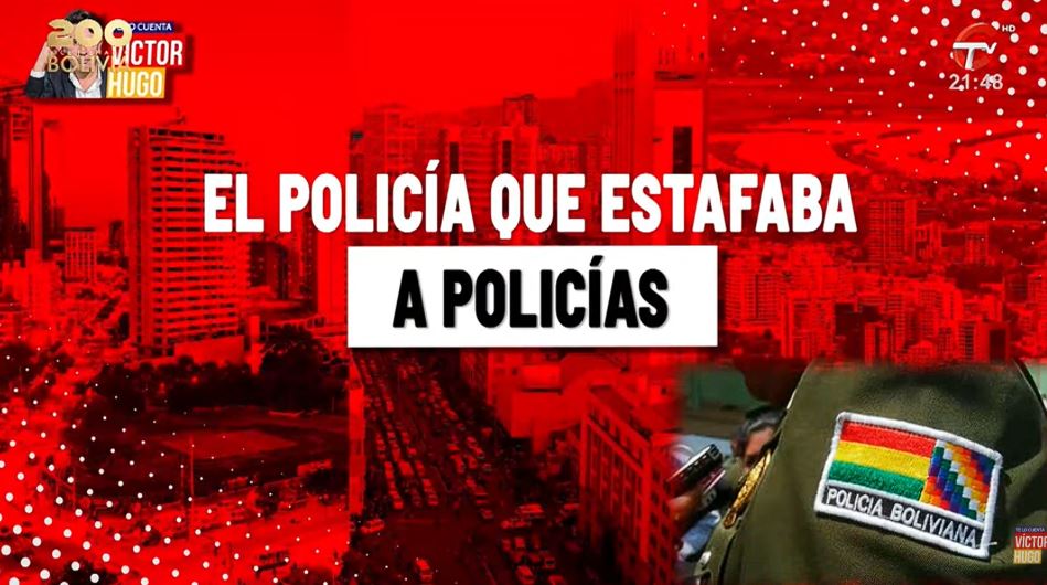 EL POLICÍA QUE ESTAFABA A POLICÍAS